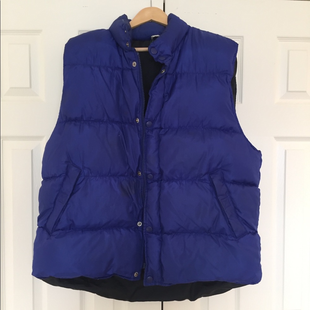 J. Crew Periwinkle Puffer Vest